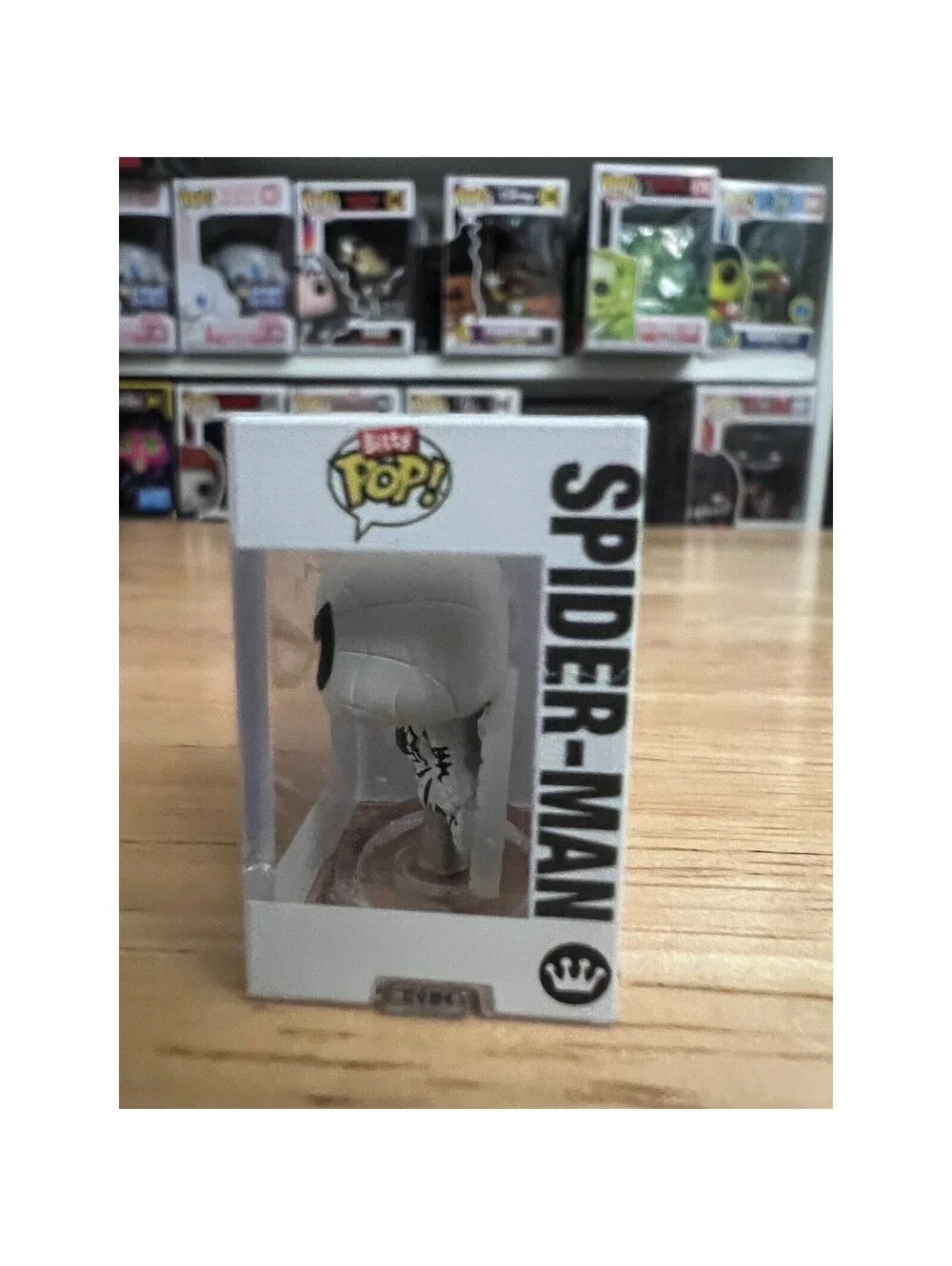 Hyper Rare Bitty Chase Spider-man Spotlight 1-Inch Funko Pop Marvel Comic Sketch